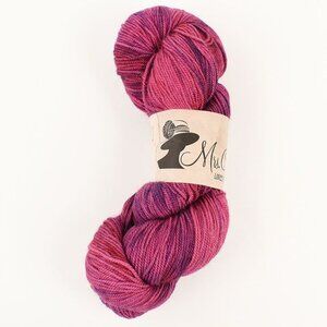 Mrs Crosby Love to Play Hat Box Yarn SW Merino Silk Cashmere Ravishing Rouge